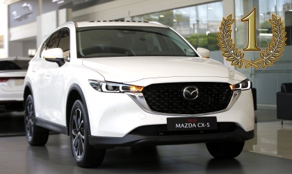 Thị trường ô tô Việt Nam tháng 10/2023: Top 10 mẫu xe bán nhiều nhất - Mazda CX-5 thừa thắng xông lên